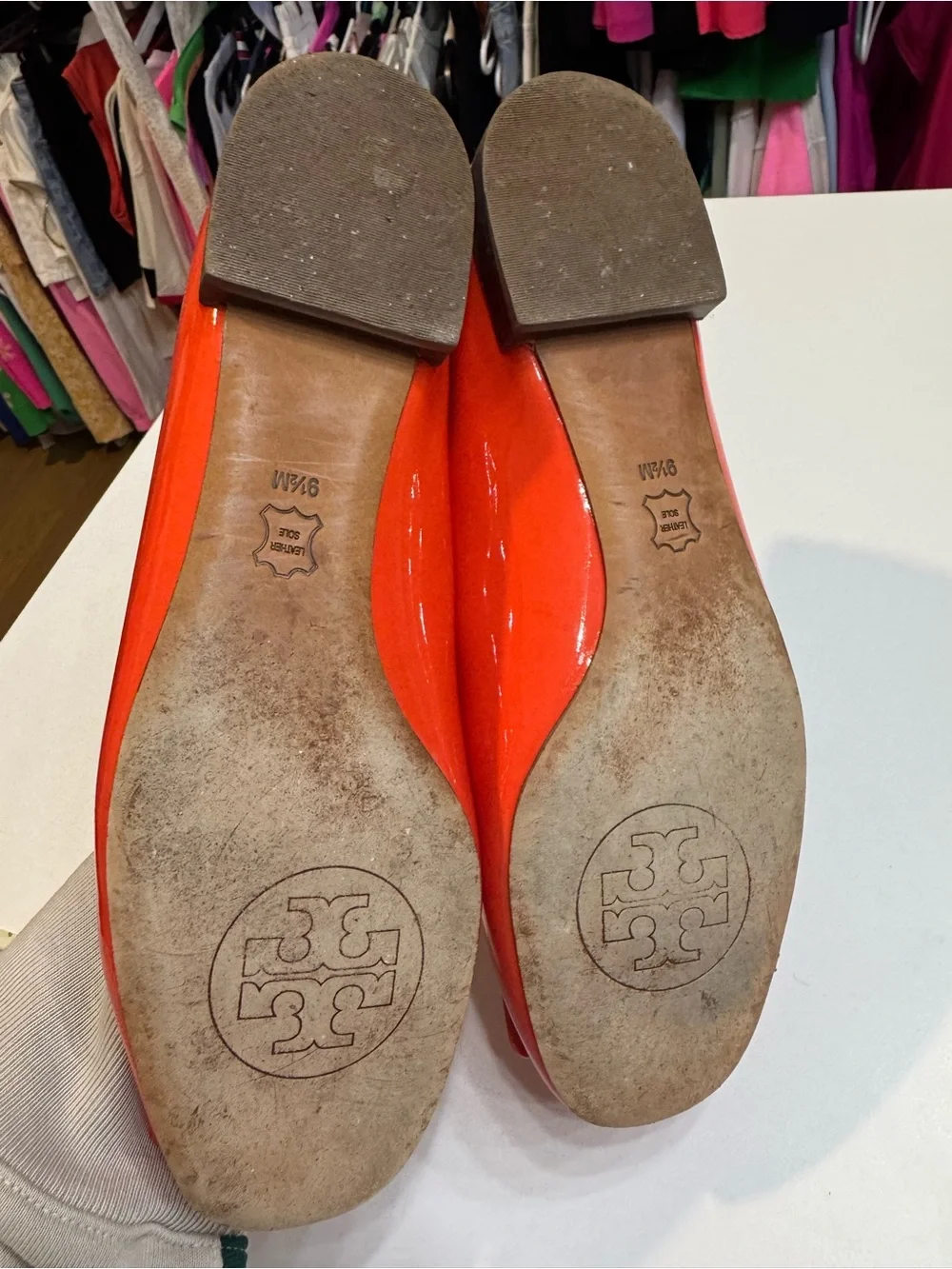Tory Burch sleek patent